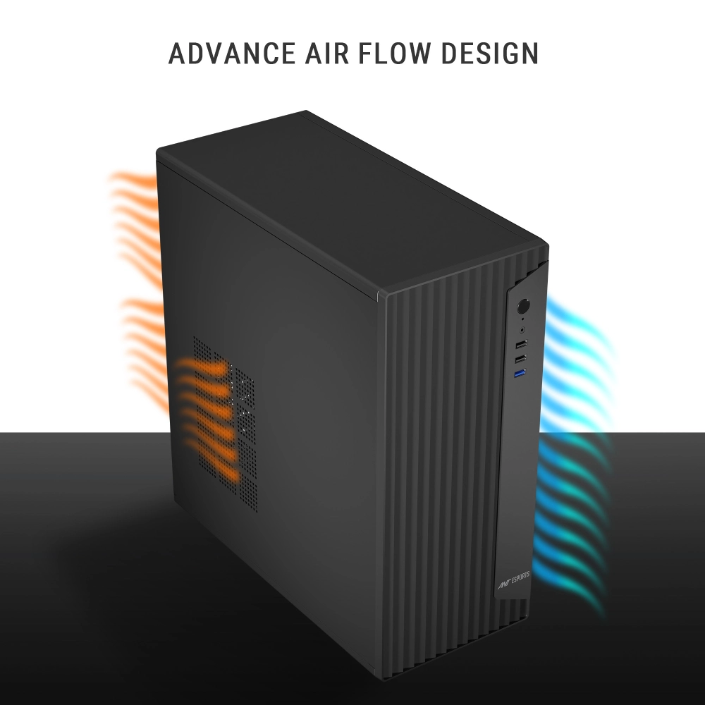 Ant Esports Mid Tower Cabinet (ATX/M-ATX/M-ITX) SI30 view 2